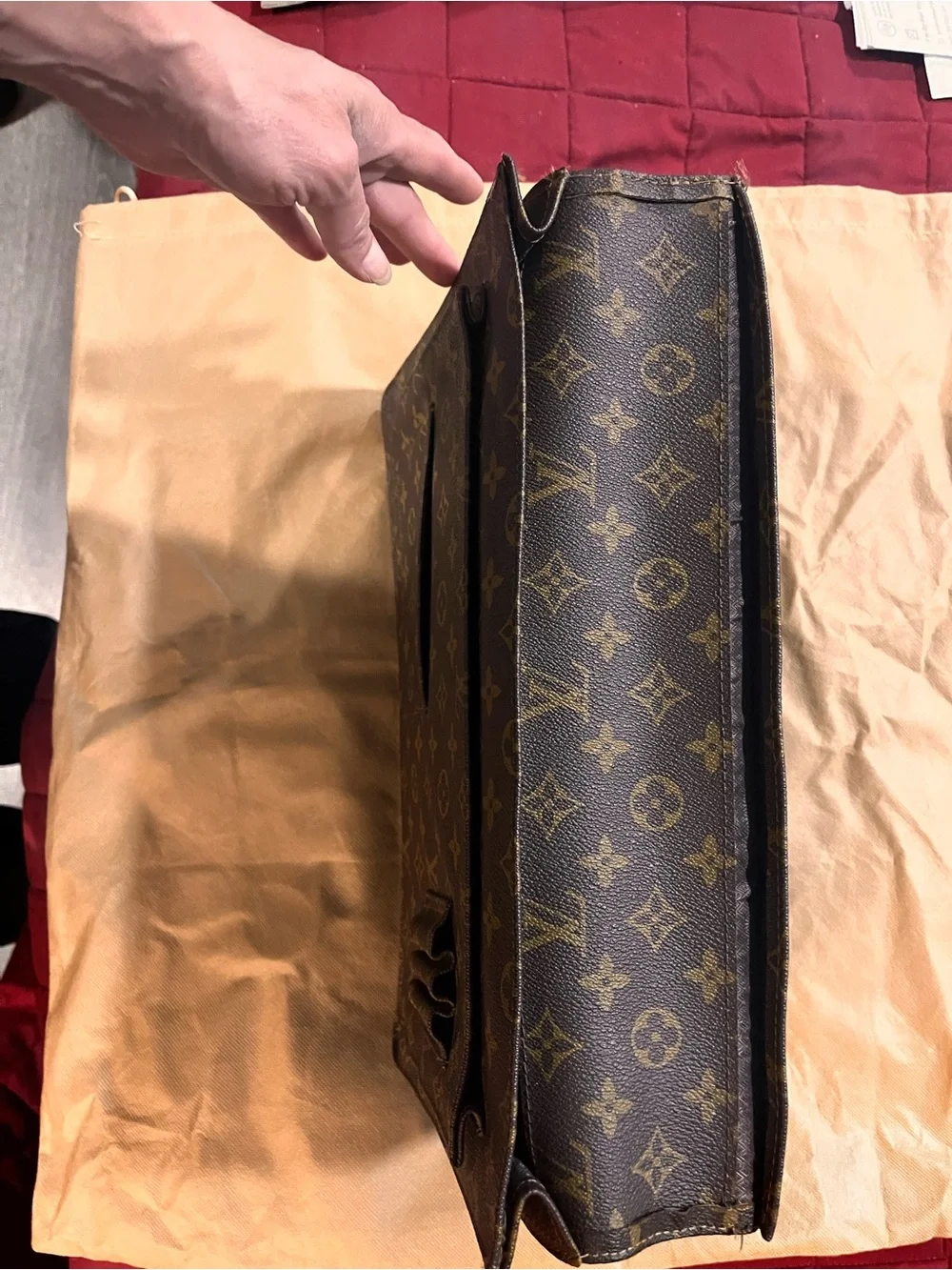 Authentic Louis Vuitton Monogram File Portfolio / Document Organizer